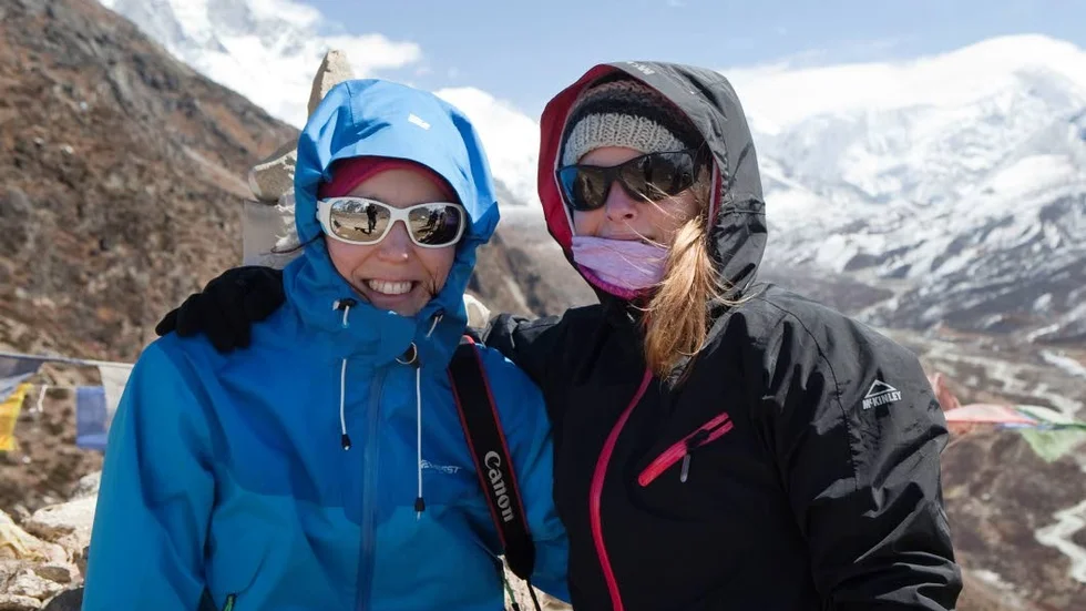 Nepalvandrare. Fotograferna Denise Lissert Holm och Kattis Strömgren ställer ut bilder från sin Nepalvandring.