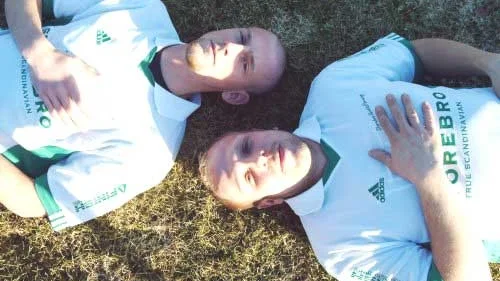 Johan Carlsson och Fredrik Arvidsson har hjärtat i Storebro IF. De är av två av lagets trotjänare som ska se till att laget lyckas väl under sin andra säsong i divison fyra.