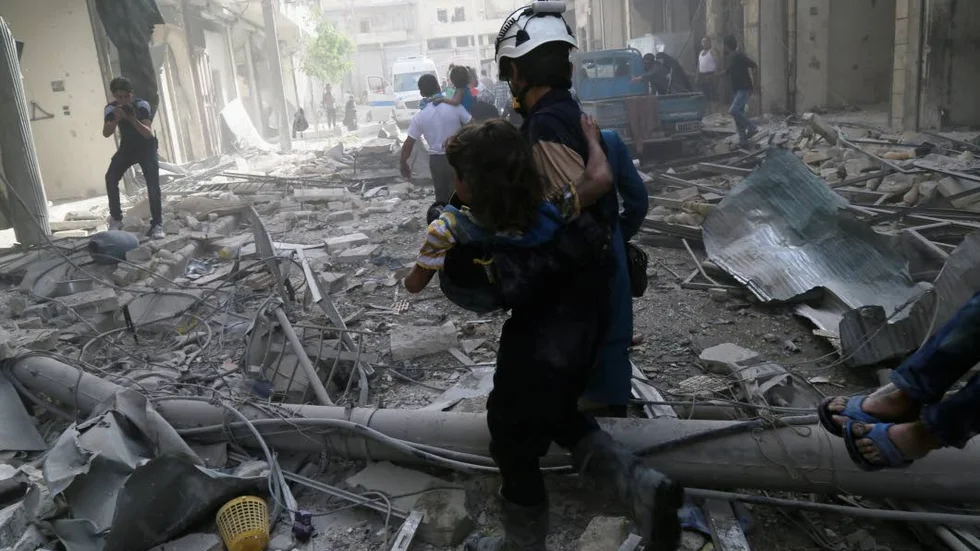 2017 var ett blodigt år, det slår fredsforskare vid Uppsala Conflict Data Program fast. En av många platser med en oroande utveckling är Syrien. Bilden är tagen i den Syriska staden Aleppo.