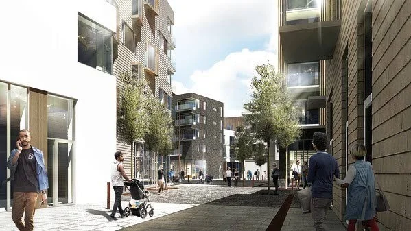Nya Årsta centrum "ska bli en mötesplats".