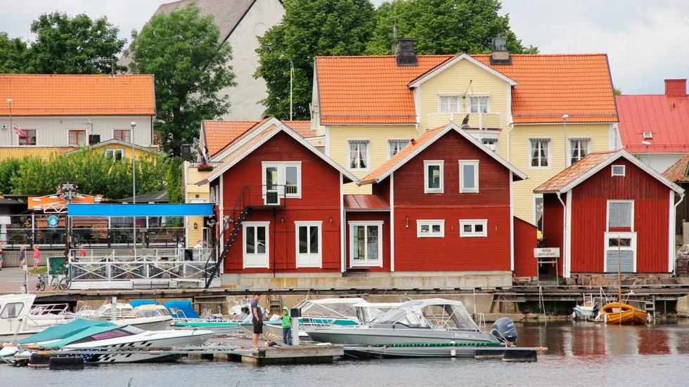 Öregrunds hamn.