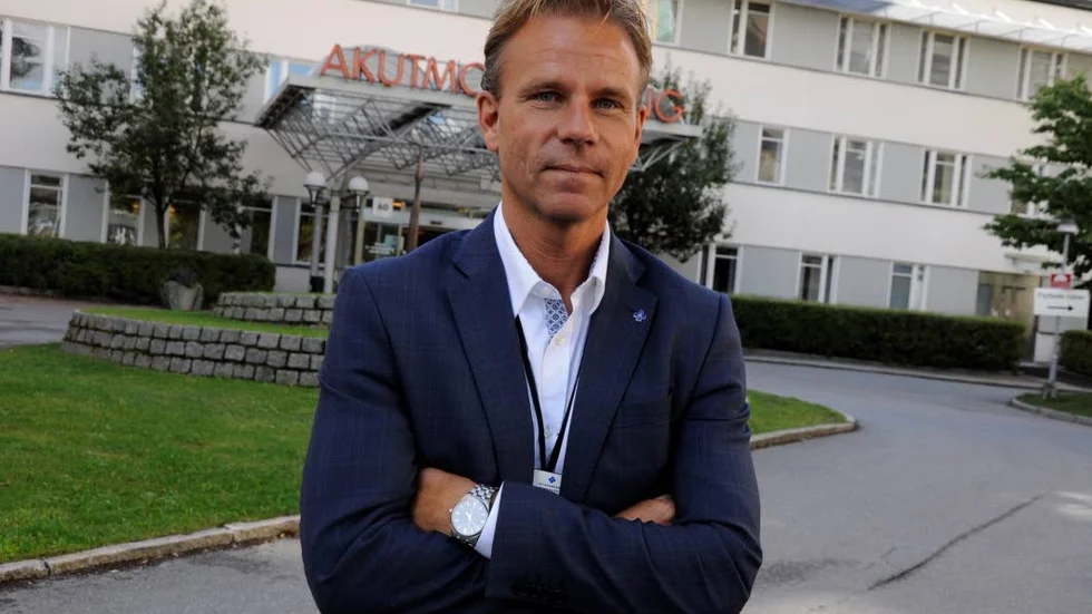Fredrik Tederlind, säkerhetschef på Akademiska sjukhuset.