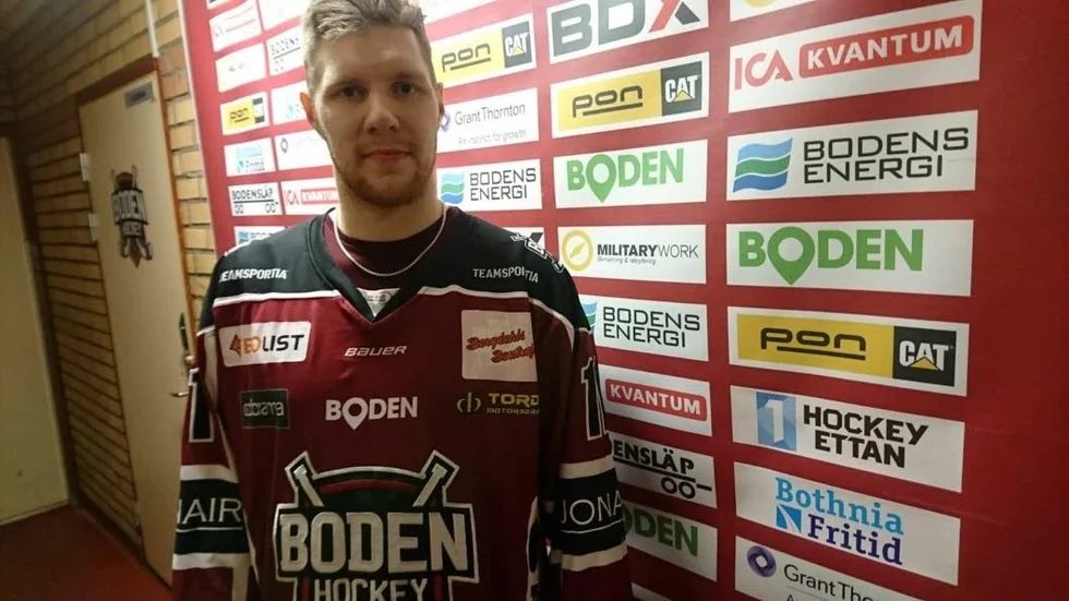 Boden Hockeys nyförvärv Henri Auvinen.