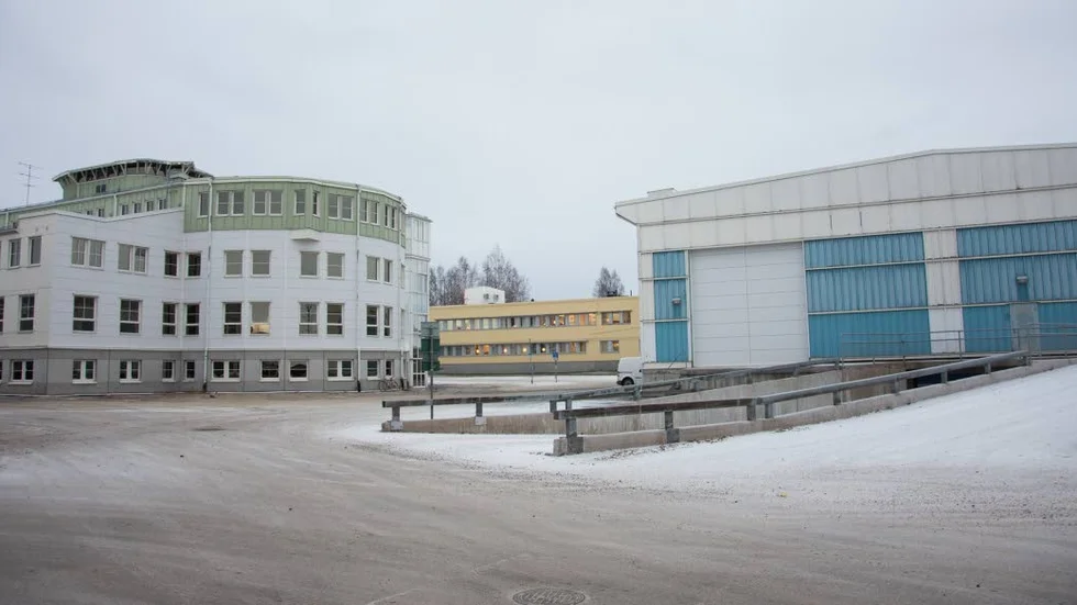 Diös jobbar med ett nytt upplägg för kontorslokalerna i Södra hamn, sedan planerna på skola skrotats. Tidigare var Arbetsförmedlingen hyresgäst här.
