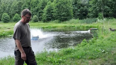Framtiden för oviss för Peter Almblads fiskolding.