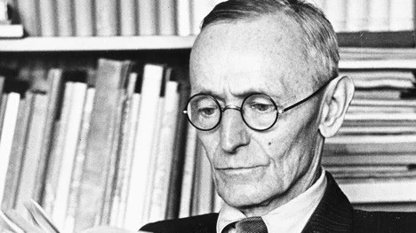 Hermann Hesse i sitt hem i Zurich 1962.