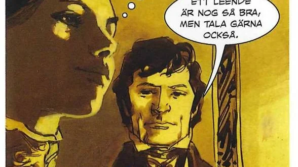 Ur seriealbumet Jane Eyre.