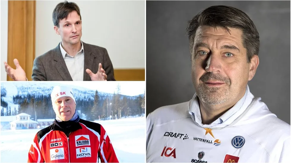 Johan Sares, till höger har hoppat av som längdchef. Varken för Niklas Jonsson eller Lars Öberg är tjänsten aktuell.