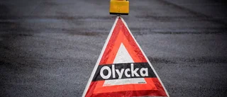 Trött förare orsakade olycka på E18