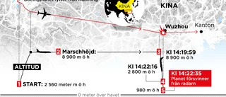 Kina beordrar Boeing-stopp efter olycka