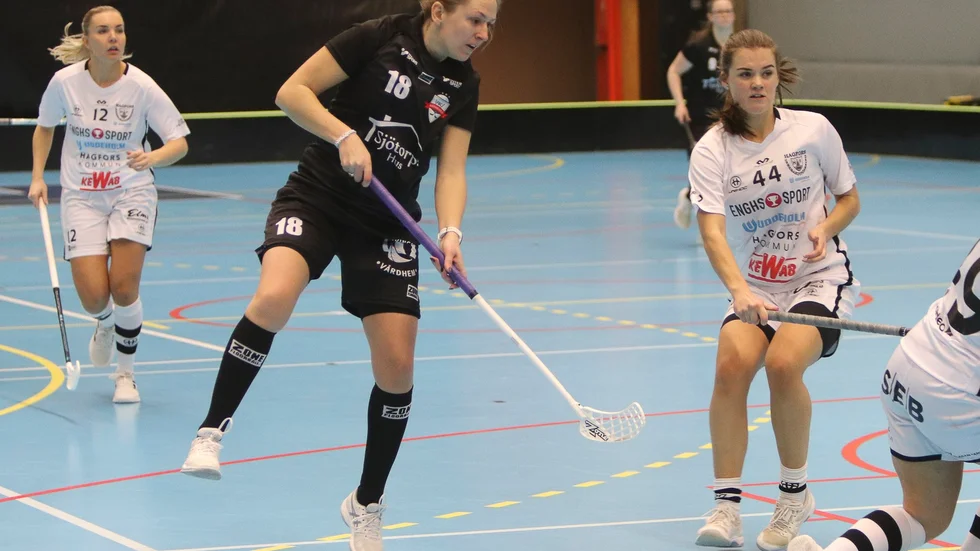 Med 27  mål vann FBC:s Linda Englund skytteligan i västra allsvenskan. "Det spelar ingen roll vem som gör dem, bara vi gör dem", säger hon.