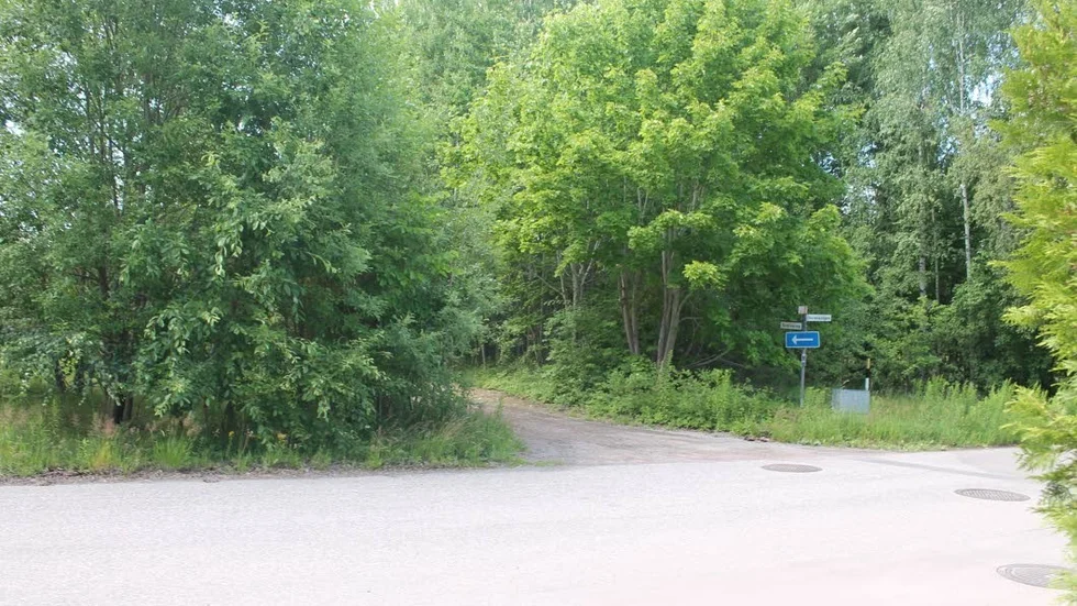 Här, i området där Svarvaregatan möter Borensvägen, vill Wästbygg Projektutveckling bygga en förskola och ett äldreboende.