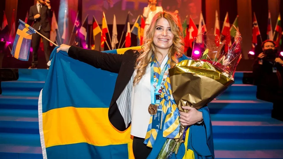 Seger. Lovisa Petri har just blir korad till Europamästare.