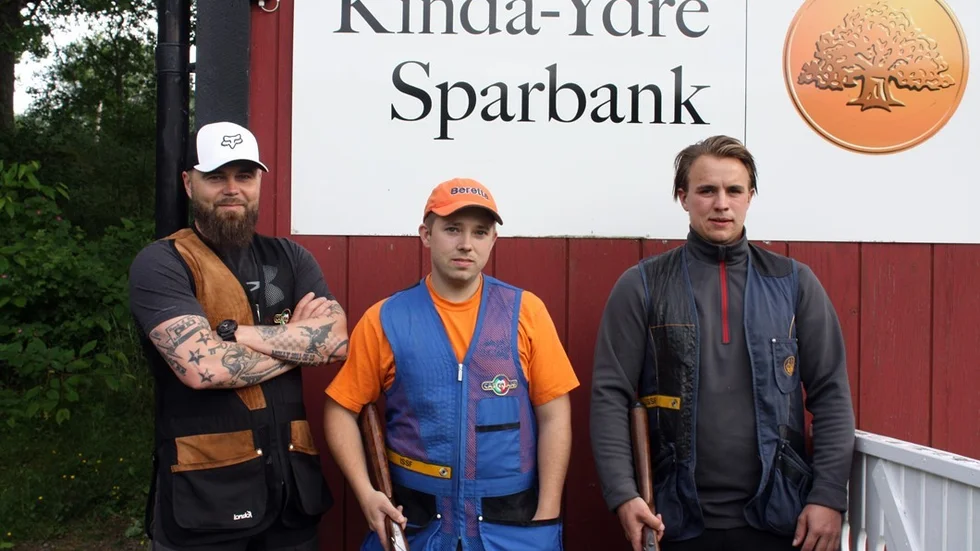 Fr v, Staffan Birgersson andra-, Per Gustafsson första- och Ludvig Nilsson hamnade på tredjeplats i länsmästerskapet.
