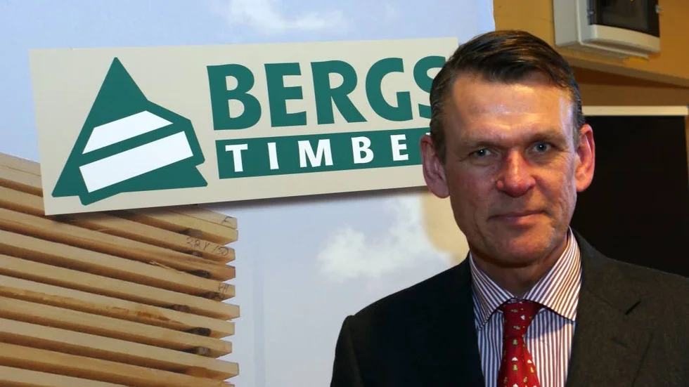 Vd Peter Nilsson på Bergs Timber lovar att koncernen kommer stödja de avtalsentreprenörer som fått det svårt på grund av torkan.