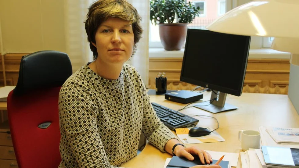 Kommunalrådsplats. Efter nästa val lämnar Karin Granbom Ellison stolen till någon annan.