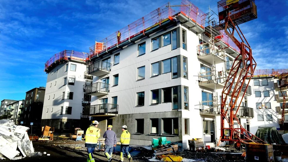 Byggboom. Bostadsbyggandet har gått upp med 32 procent i år, enligt SCB.