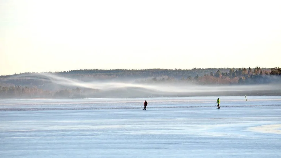 Vinnare. Kajsa Sjöbloms bild från Gamlebyviken får priset som Månadens bild januari på vt.se.