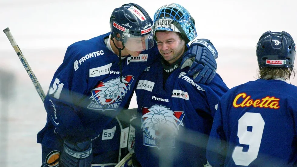 I LHC-målet. Mikael Sandberg minns tiden i LHC.