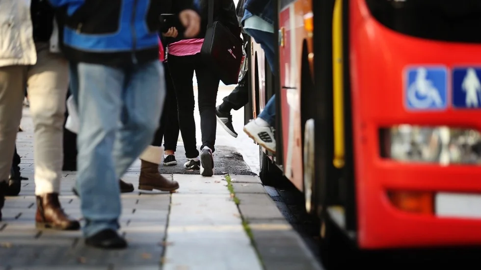 Ingen påstigning bak på bussar.
Östgötatrafiken
Buss
Bussar