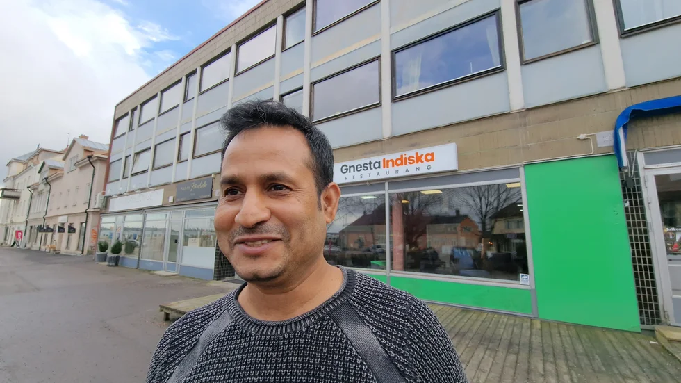 Sedan nyår har Momin Mridha arbetat med att renovera Il fornos tidigare lokaler på Stora torget, där Gnesta indiska invigs i veckan. 