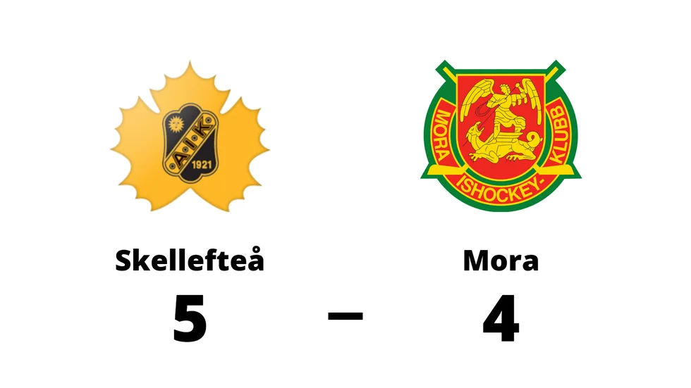 Skellefteå AIK vann mot Mora IK