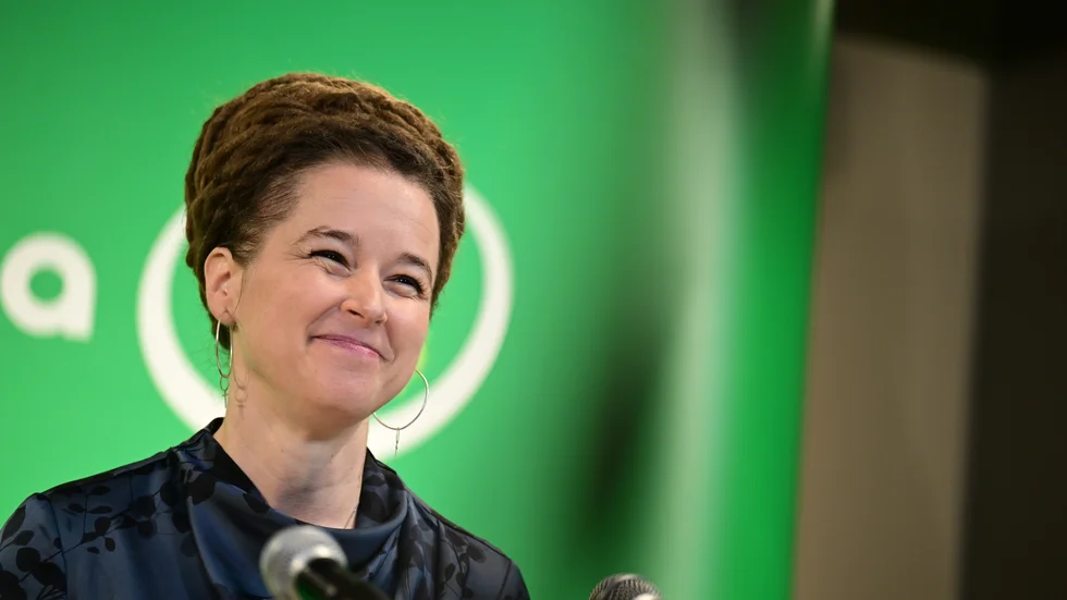 Miljöpartiets nyvalda språkrör Amanda Lind.