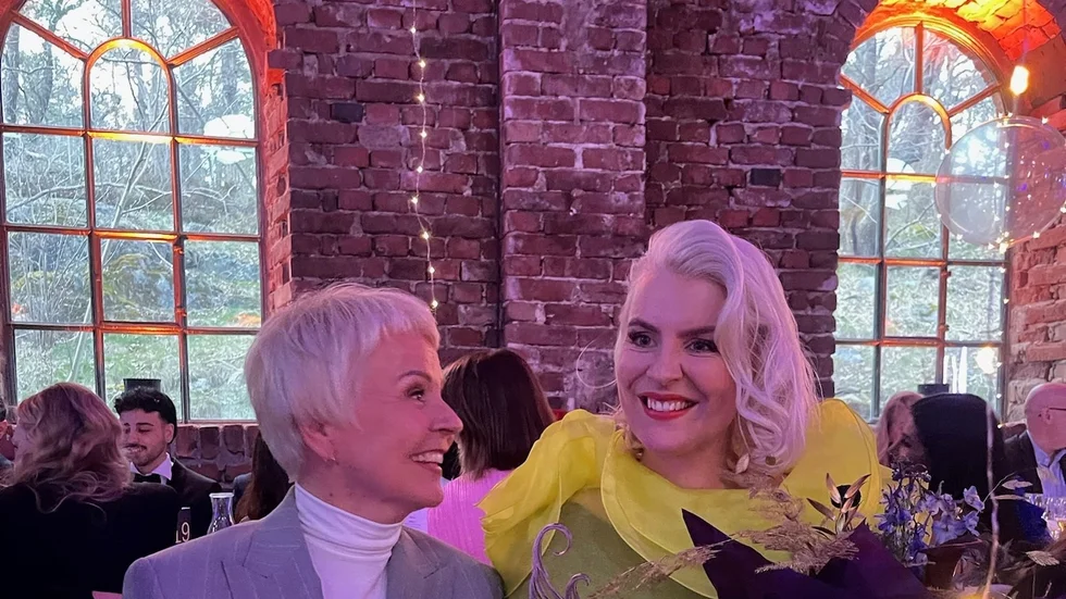 Anneli Jonsson och Olivia Jonsson på Frisörgalan.