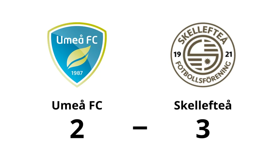 Umeå FC Akademi förlorade mot Skellefteå FF