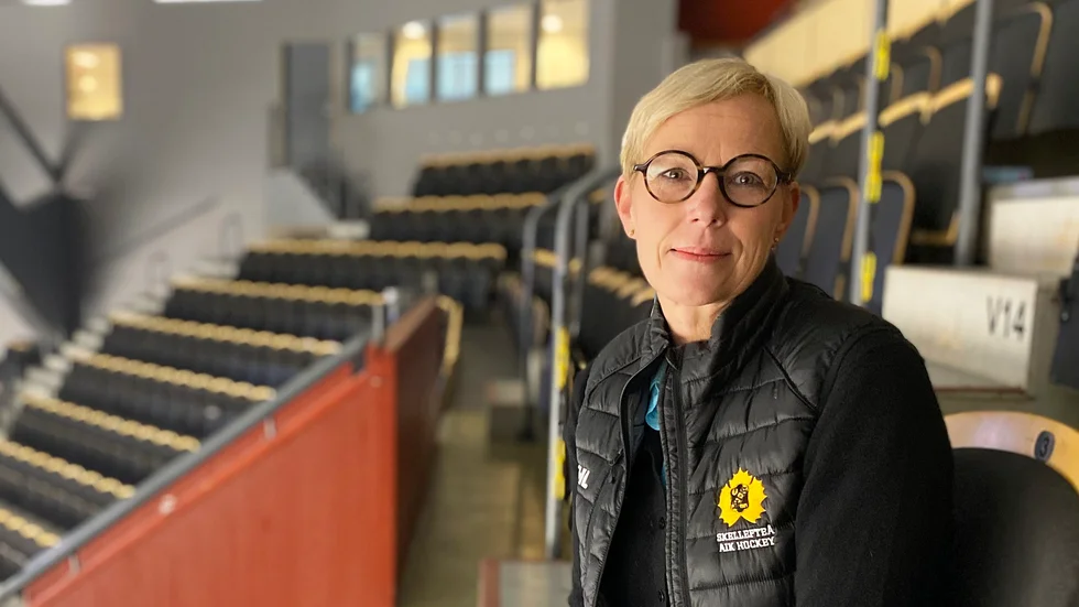 Åsa Andersson lämnar sitt uppdrag som klubbdirektör i Skellefteå AIK. (Arkivbild)