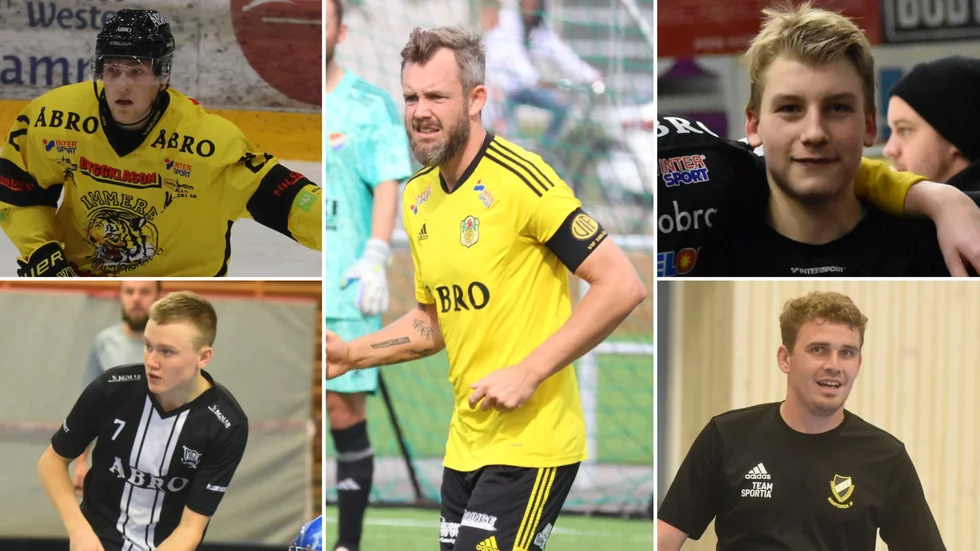 Rickard Thuresson, Elias Lindgren, Hugo Samuelsson, Martin Holmstrand och Arvid Borell är Veckans Idrottare.