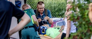 Efter otäcka smällen: "Det känns som hela knäet är trasigt"