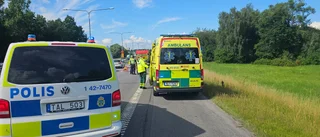 Två från Linköping fördes till sjukhus efter olyckan på E22