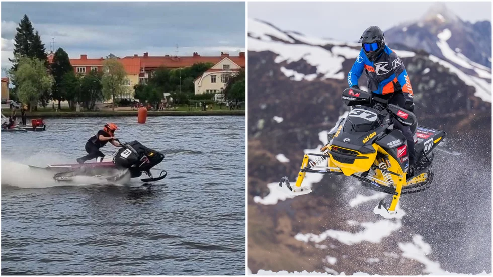 Felix Andersson avslutade säsongen i Alperna – och påbörjade en ny i Boden.