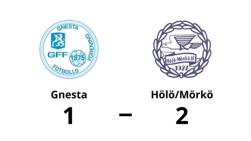 Gnesta FF förlorade mot Hölö-Mörkö IF