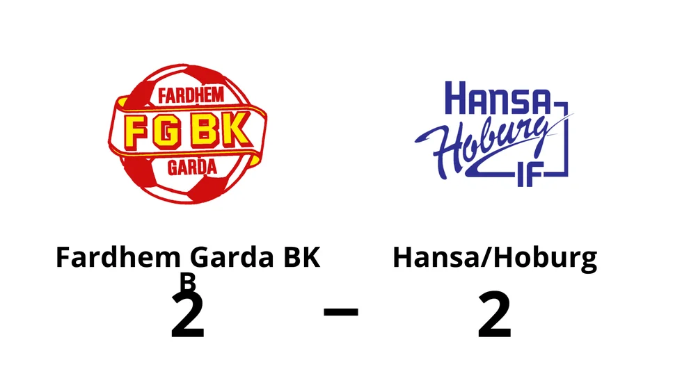Fardhem Garda BK B spelade lika mot Hansa/Hoburg