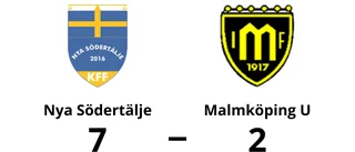 Nya Södertäljes vann mot Malmköping U - Misael Mba Mba fyramålsskytt