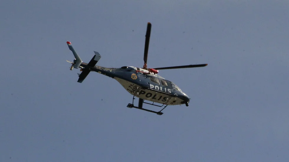 Polisehelikopter Älvsbyn