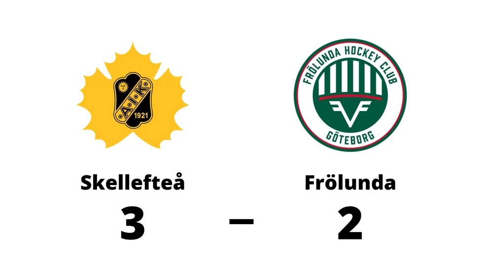 Skellefteå AIK vann mot Frölunda