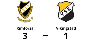 Rimforsa vann mot Vikingstad - trots underläge i halvtid