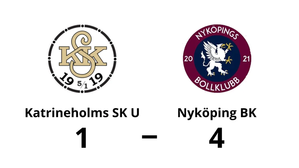 Katrineholms SK U förlorade mot Nyköpings BK
