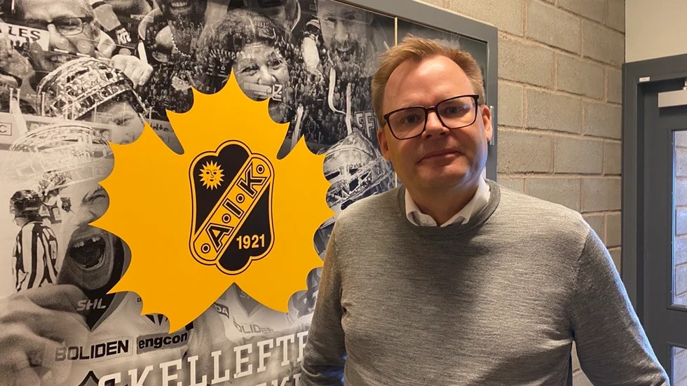 Håkan Billing, marknadschef i Skellefteå AIK. 