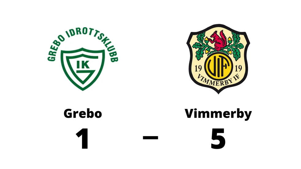 Grebo IK förlorade mot Vimmerby IF