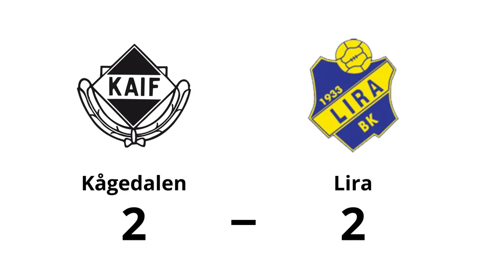 Kågedalens AIF spelade lika mot Lira BK