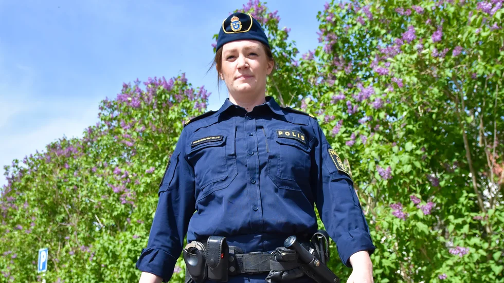 Kommunpolis Beatrice Lindblad Johansson började sitt jobb som kommunpolis i september 2023.