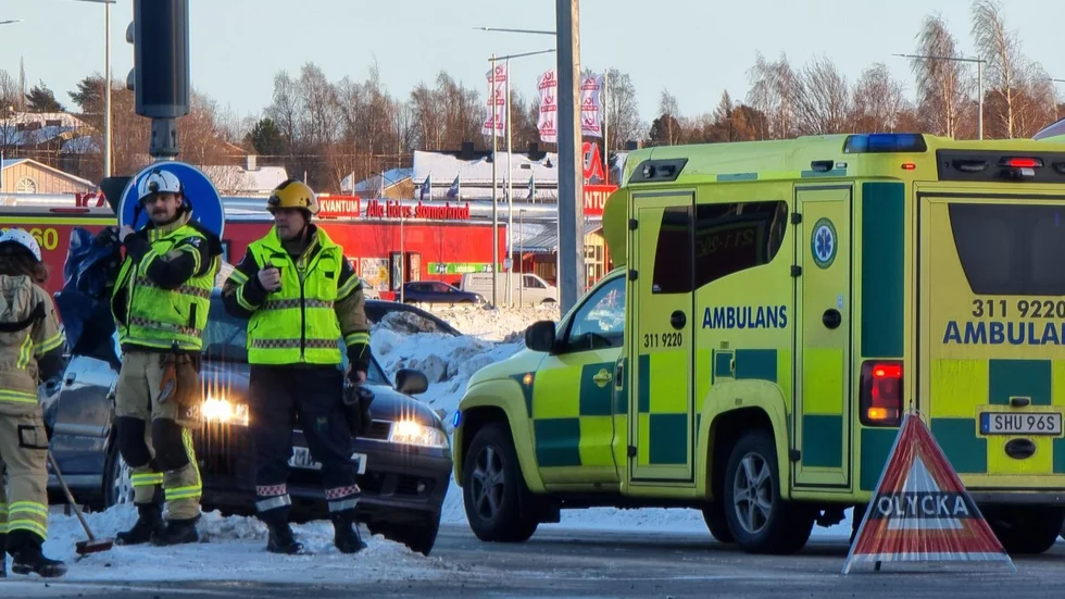 Trafikolycka Svartöleden-Bodenvägen.