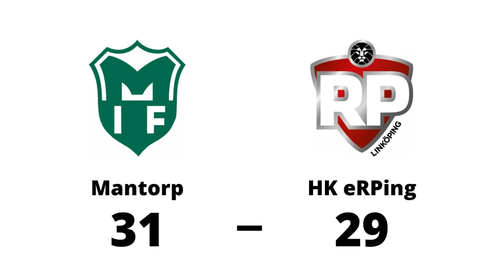 Mantorps IF vann mot HK eRPing