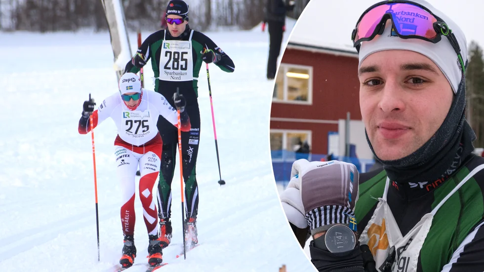 Johannes Hortlund, Älvsby IF SK, visar gryende form på längdskidor. Nyligen har han vunnit både Hemarännet och Umeåloppet (Arkivbilder)
