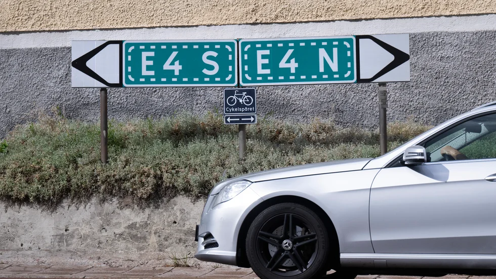 E4 är den mest olycksdrabbade vägen under påsken. Arkivbild