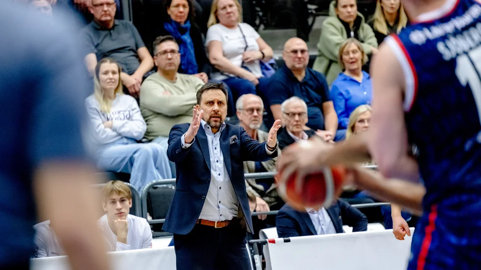Håkan Larsson, tränare i BC Luleå.